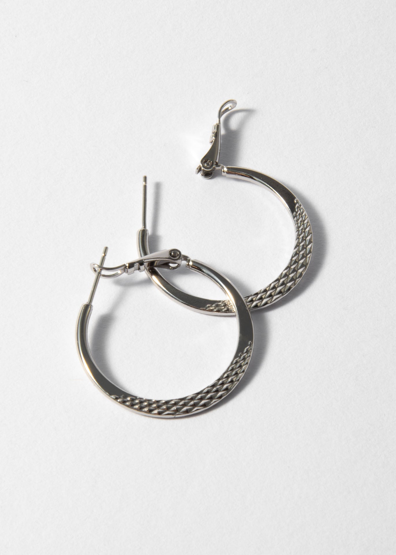 kivi creolen silver