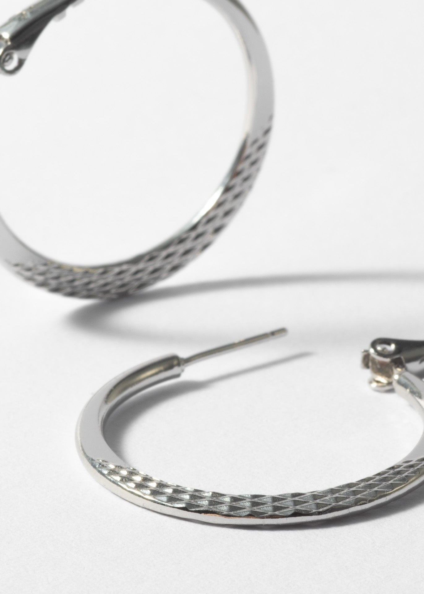 kivi creolen silver